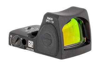 The Trijicon RMR Type 2 adjustable LED reflex sight features a 1 MOA red dot
